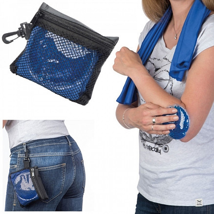 Towel with cooling pad AMILLY