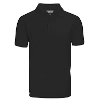 New Рубашка поло мужские с кор. рукавом черные S