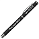Ручка роллер Melvill Print Sample, металлическая, софт тач, черная small_img_1