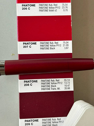 Ручка шариковая VESTA Requis, матовая, металлическая, красная