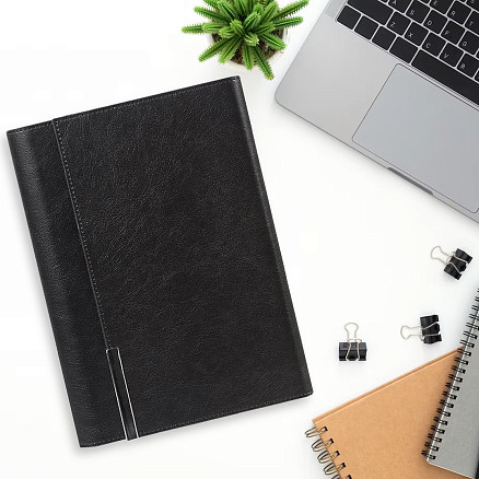 Ежедневник в суперобложке Country Liberty Mocca A5+, темно-синий, недатированный, в твердой обложке