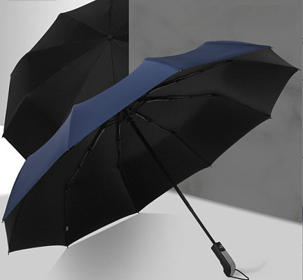 Зонт складной автоматический  Forest BERGEN, диаметр 116 см, 10 панелей, с UV защитой в подарочной коробке зеленый