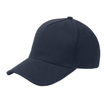 Кепка 5-панельная Oxford 300, c темно-синим сендвичем, темно-синяя