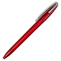 Ручка шариковая, автоматическая, пластик, красный