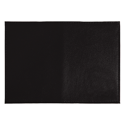 Обложка для автодокументов Leather Sky Matt Sun из натуральной кожи, черная