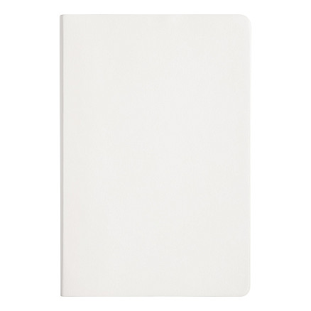 Ежедневник Flexy Buffalo Print Sample Лидская мука А5, белый, недатированный, в гибкой обложке