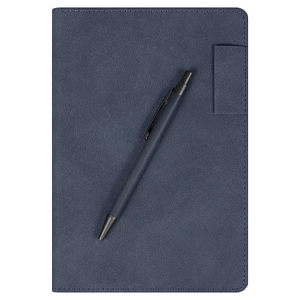 Ручка шариковая Gray stone Requis, синяя