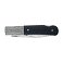 Нож складной Stinger, 100 мм (серебристый), материал рукояти: сталь, алюминий (чёрно-серебристый) small_img_2