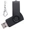 Флеш накопитель USB 2.0 Twister 16GB, пластик Софт Тач/металл, черный/черный small_img_1