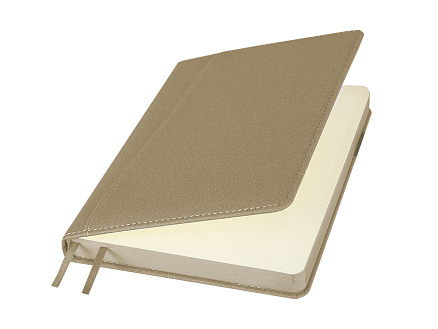 Ежедневник Smart Napoli Fusion А5, бежевый, недатированный, в твердой обложке с поролоном