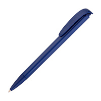 Ручка шариковая, автоматическая, пластиковая, темно-синяя, Jona