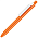 Ручка шариковая, пластик, оранжевый/белый Eris_оранжевый