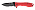 Нож складной Stinger, 80 мм, (чёрный), материал рукояти: сталь/алюминий (чёрно-красный)_Красный-721RD