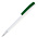 Ручка шариковая, пластик, белый/зеленый 346 Zorro_белый/зеленый 346