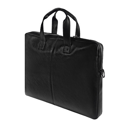 Портфель из натуральной кожи Leather Country Attashe, черный
