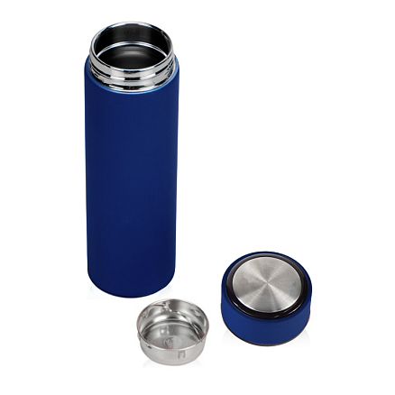 Термос Traveler вакуумный, стальной, 500 мл, матовый, темно-синий