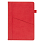 Ежедневник Smart Geneva Ostende А5, красный, недатированный, в твердой обложке с поролоном_КРАСНЫЙ