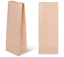 Пакет упаковочный, бумажный, крафт, 6x9x22,5 см