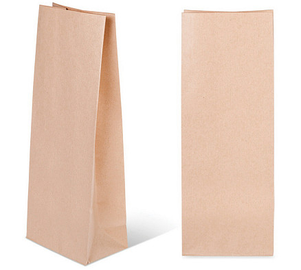 Пакет упаковочный, бумажный, крафт, 6x9x22,5 см