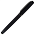 Ручка роллер матовая Ontario металлическая, черная/темно-серая_черный
