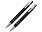 Набор Эльба: ручка шариковая, механический карандаш в футляре черный_ЧЕРНЫЙ/СЕРЕБРИСТЫЙ