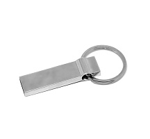 Флеш накопитель USB 2.0 Valencia, металл, серебристый