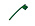 Клипса, пластик, зеленый фрост, Z-PEN_color_201020-A/GRS-CLIP