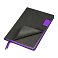 Ежедневник Flexy Freedom Latte А5, серый/фиолетовый, недатированный, в гибкой обложке small_img_1