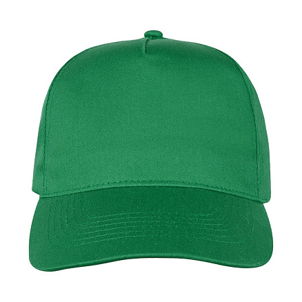 Кепка 5-панельная Lester Velcro 180, ярко-зеленая