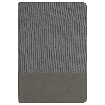 Ежедневник Flexy Sagrada Velvet Flockjoy A5, темно-серый, недатированный, в гибкой обложке