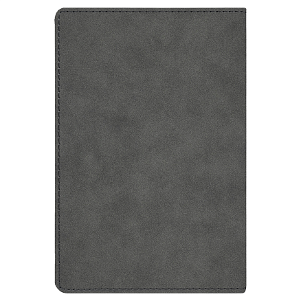 Ежедневник City Nuba Print Sample Columbia А5, недатированный, в твердой обложке с поролоном, темно-серый