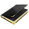 Ежедневник полудатированный Classic Pristine Gold А5, черный с золотом, с металлическими уголками, в твердой обложке с поролоном small_img_4