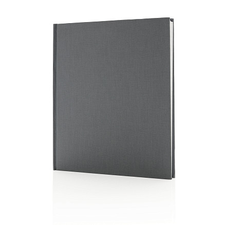 Блокнот Deluxe 210x240мм, серый