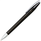 Ручка шариковая, автоматическая, пластиковая, прозрачная, металлическая, черная/серебристая, Cobra small_img_1