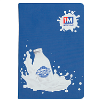 Ежедневник Urban Sound Mon Blanc Print Sample Минская марка А5, синий, недатированный, в полугибкой обложке