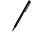 Ручка Bergamo шариковая автоматическая, черный металлический корпус, 1.0 мм, синяя_ЧЕРНЫЙ
