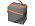 Изотермическая сумка-холодильник Classic c контрастной молнией, серый/оранжевый_серый/оранжевый