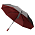 Зонт складной автоматический Forest Dolphin Bicolour диаметр 117 см, серо-бордовый_серый