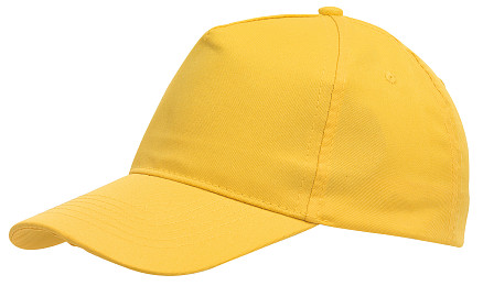 5-панельная кепка FAVOURITE, желтая