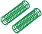 Бигуди пластик Dewal Beauty d23ммx76мм, (10шт)зеленые в комплекте шпильки р-р 80мм._ЗЕЛЕНЫЙ