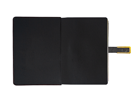 Ежедневник City Bary Mocco A5 в подарочной коробке, черный с золотистым, недатированный, в твердой обложке