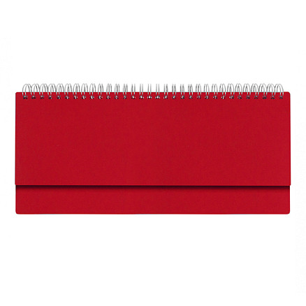 Планинг Alfa Soft 325*130 мм, красный, недатированный, в твердой обложке