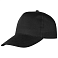 Кепка 5-панельная Lester Velcro 180, черная small_img_1