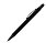 Ручка шариковая металлическаяическая со стилусом SALT LAKE софт тач, металлическая, черная-черная_ЧЕРНЫЙ-ЧЕРНЫЙ