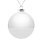 Елочный шар Finery Gloss, 10 см, глянцевый белый_10 СМ