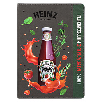 Ежедневник Flexy Viva Latte Daphne Color Print Sample Heinz A5, серый/зеленый, недатированный, в гибкой обложке