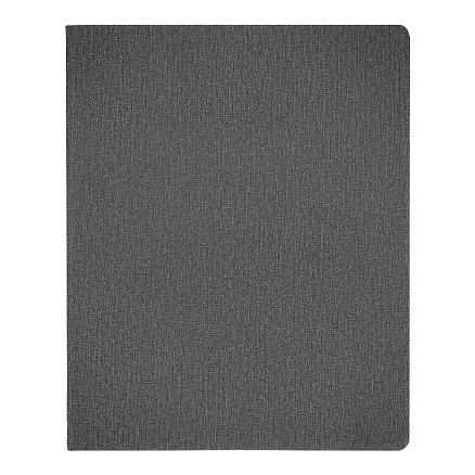 Обложка Urban Agenda Cambric A4, серый, полугибкая