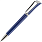 Ручка шариковая, пластиковая/металлическая, синяя/серебристая, GALAXY_ТЕМНО-СИНИЙ