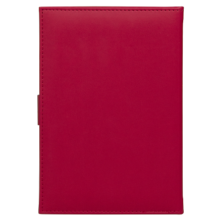 Ежедневник City Latte Pasadena Print Sample Минский завод игристых вин А5, красный, недатированный, в твердой обложке с поролоном и с магнитным клапаном