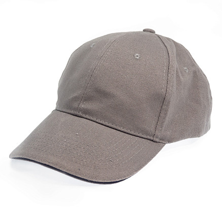 Кепка бейсбольная  HEAVI  - 100% хлопок, цвет серый